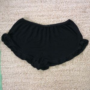 Brandy Melville Black Flowy Shorts